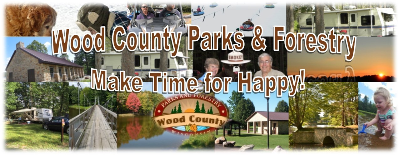 Wood County Parks and Forestry Activity Collage